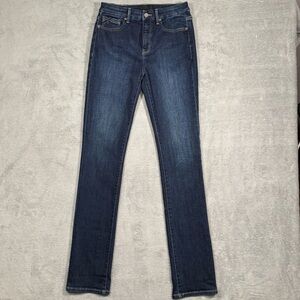 Buckle Women's Straight Leg Jeans - Dark Blue